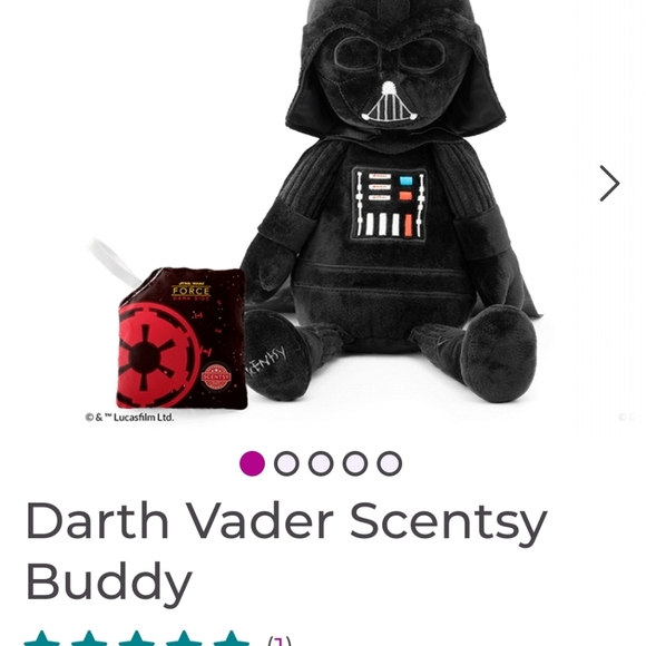 NEW Scentsy DARTH VADER BUDDY Star Wars - Picture 3 of 9